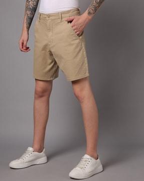 men tapered fit shorts