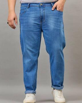 men tapered jeans with insert pockets