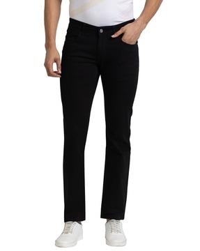 men tapered jeans with slip-pockets