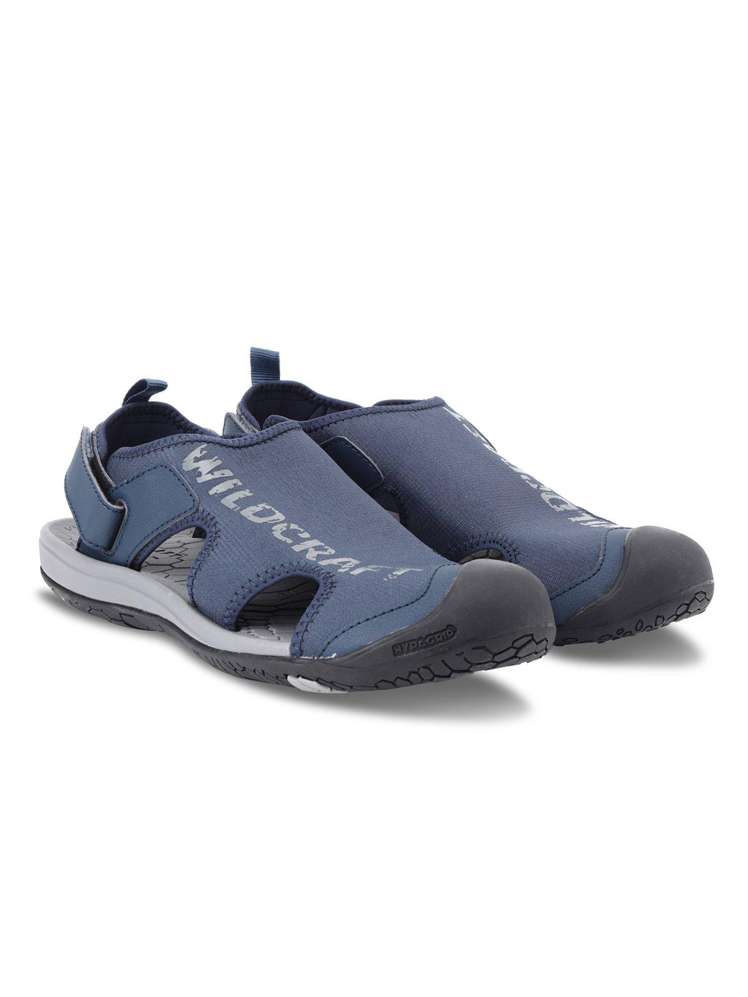 men terrano navy blue comfort sandals