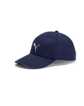 men textured baseball cap with logo embroidery
