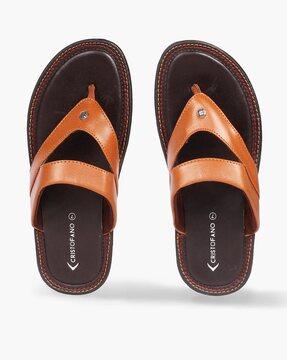 men thong-strap flat sandals