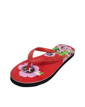 men thong-strap slip-on flip flops