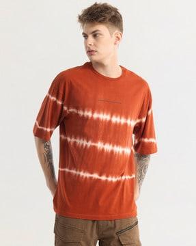 men tie & dye oversized fit t-shirt