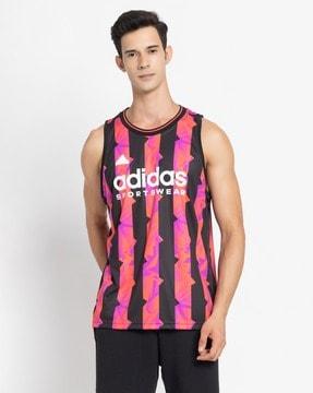 men tiro aop tank round-neck t-shirt