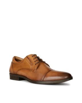 men toe-cap derby shoes