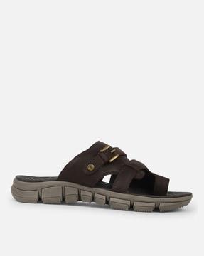 men toe-ring slip-on sandals