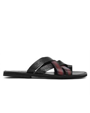 men toe-ring slip-on sandals