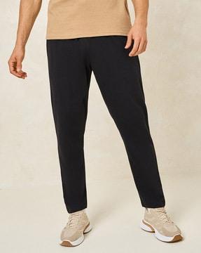 men track pants with elasticated waistband