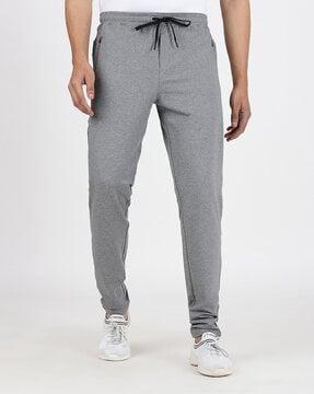 men track pants with elasticated waistband