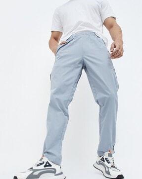 men track pants with elasticated waistband