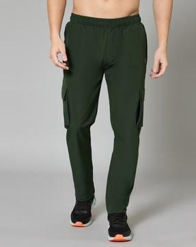 men track pants with flip pockets & elasticated waist