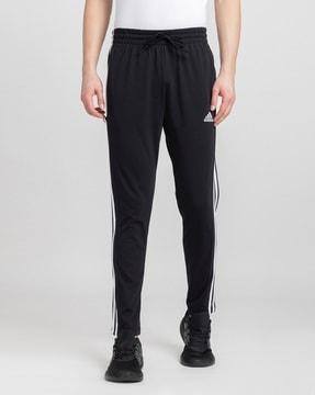 men training essentials 3striped track pants