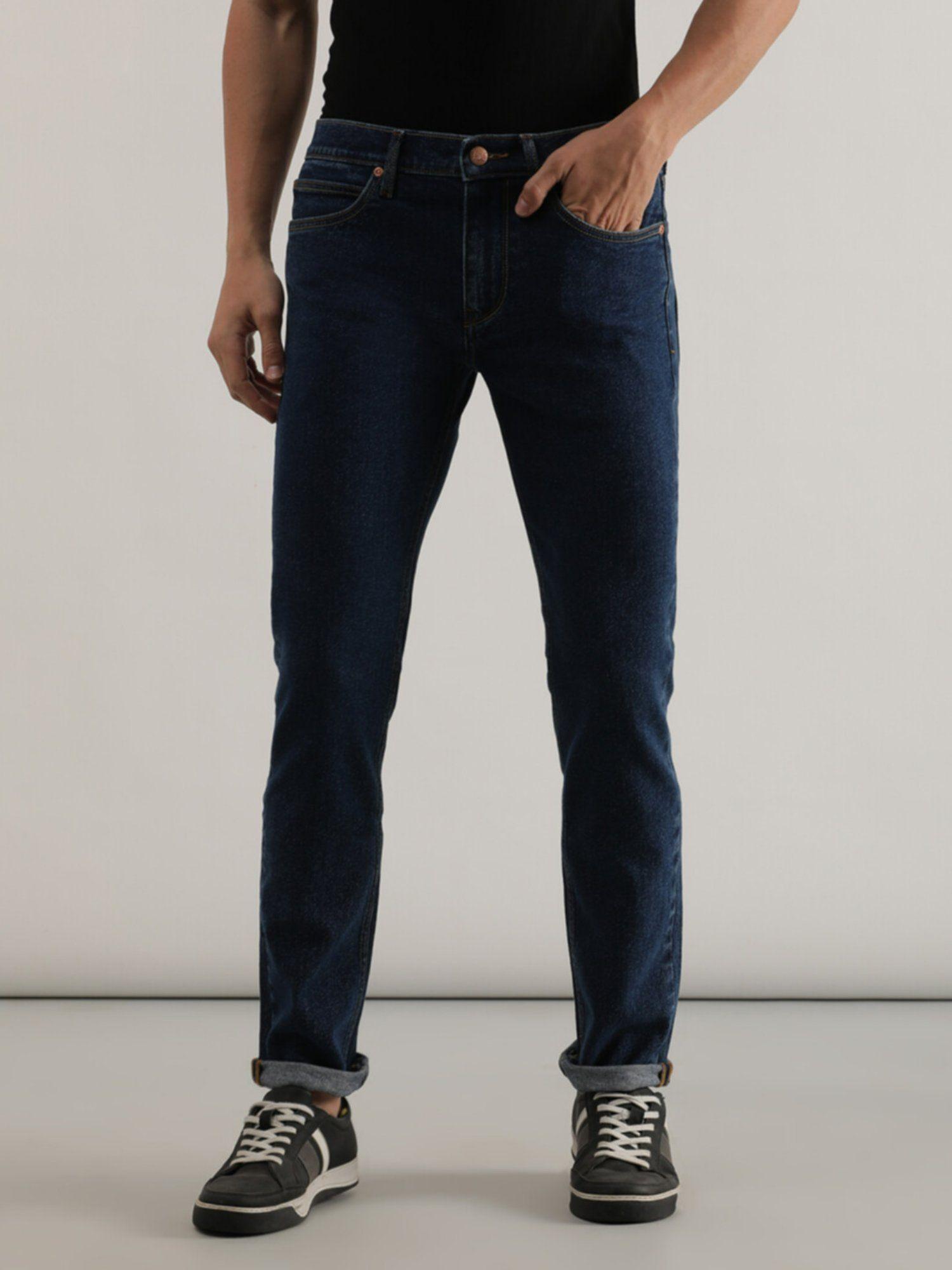 men travis blue jeans slim