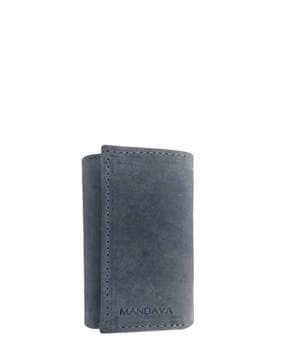 men tri-fold wallet with key pouch