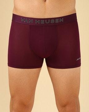 men trunks with logo waistband