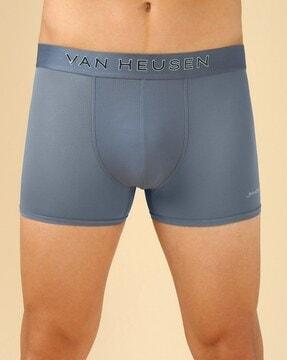 men trunks with logo waistband