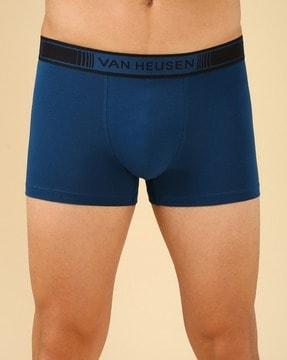 men trunks with logo waistband