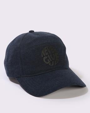 men typographic baseball cap