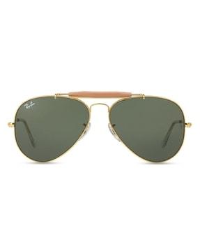 men uv-protected aviator sunglasses-0rb3129i