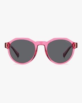 men uv-protected circular sunglasses-206368