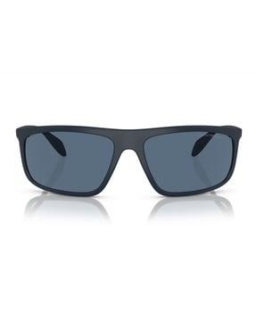 men uv-protected full-rim shield sunglasses-0ea4212u