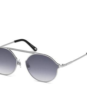 men uv protected lens oval sunglasses - we0198 57 16c