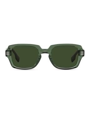 men uv-protected rectangular sunglasses - 0be4349