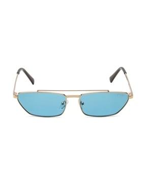 men uv-protected rectangular sunglasses - irs1030c10sg