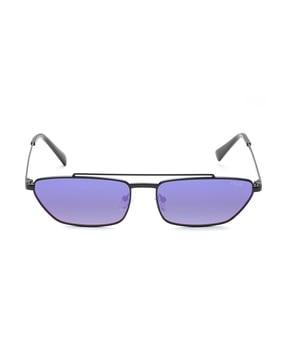 men uv-protected rectangular sunglasses - irs1030c8sg