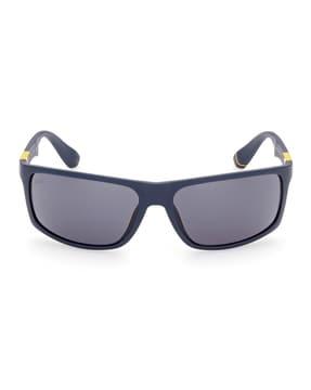 men uv-protected rectangular sunglasses - we0293 63 92v