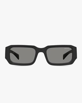 men uv-protected rectangular sunglasses-206253