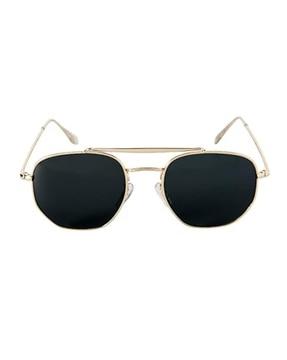 men uv-protected round sunglasses-g151205brw