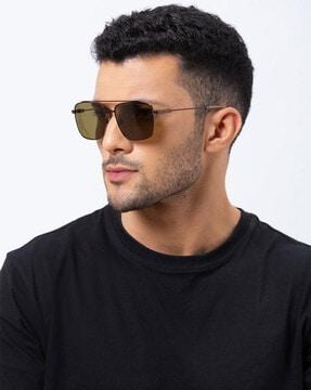 men uv-protected square sunglasses-sg103