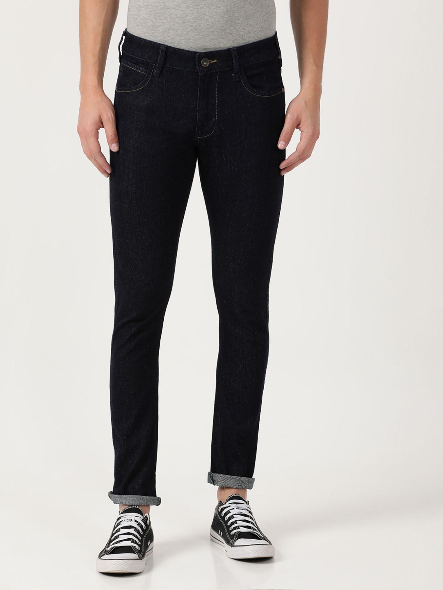 men vegas dark blue skinny jeans