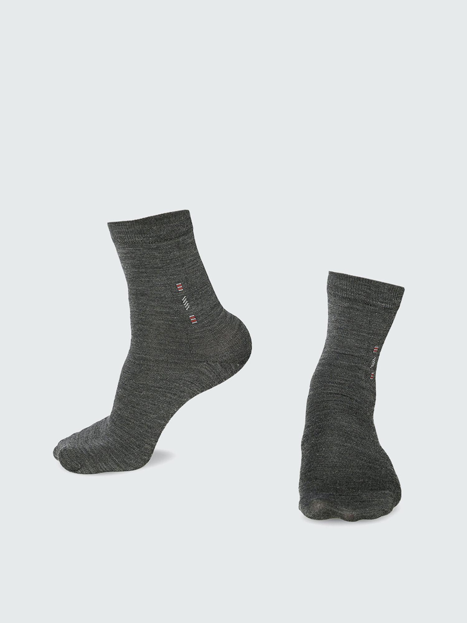 men warmtech & stretchable socks - grey