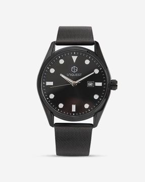 men water-resistant analogue watch - uqm-035