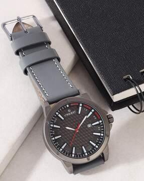 men water-resistant analogue watch - uqm-043