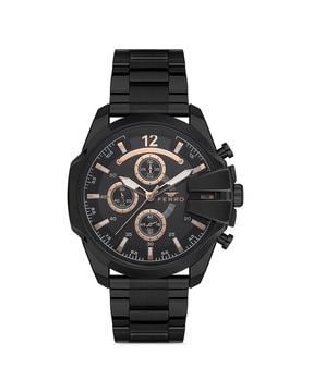 men water-resistant chronograph watch-fm40100a-g