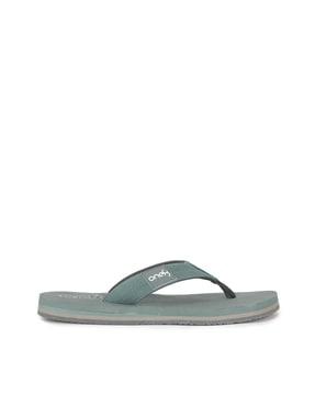 men water-resistant thong-style flip-flops