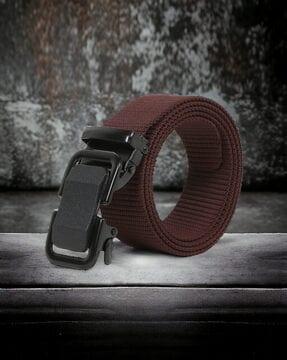 men webbed slim belt