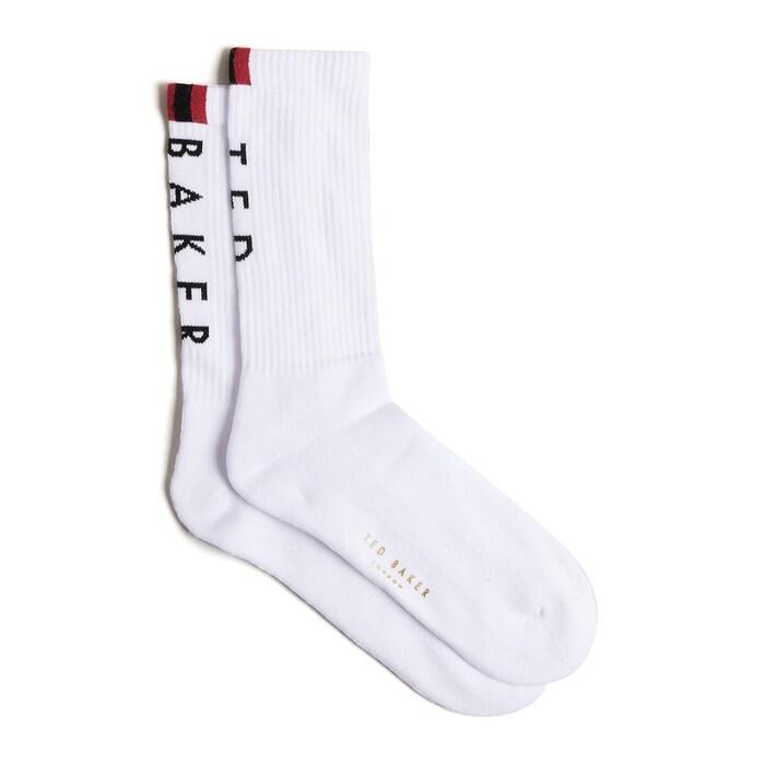 men white branded sports socks