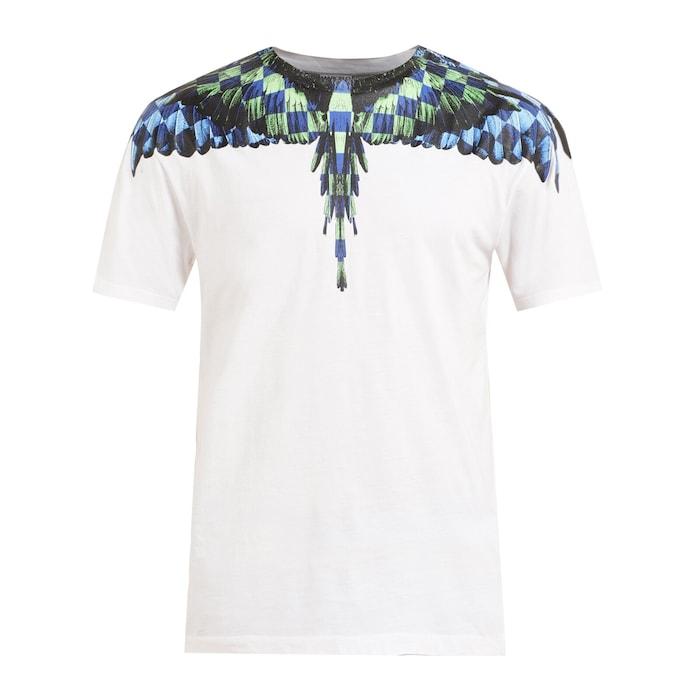 men white chess wings print t-shirt