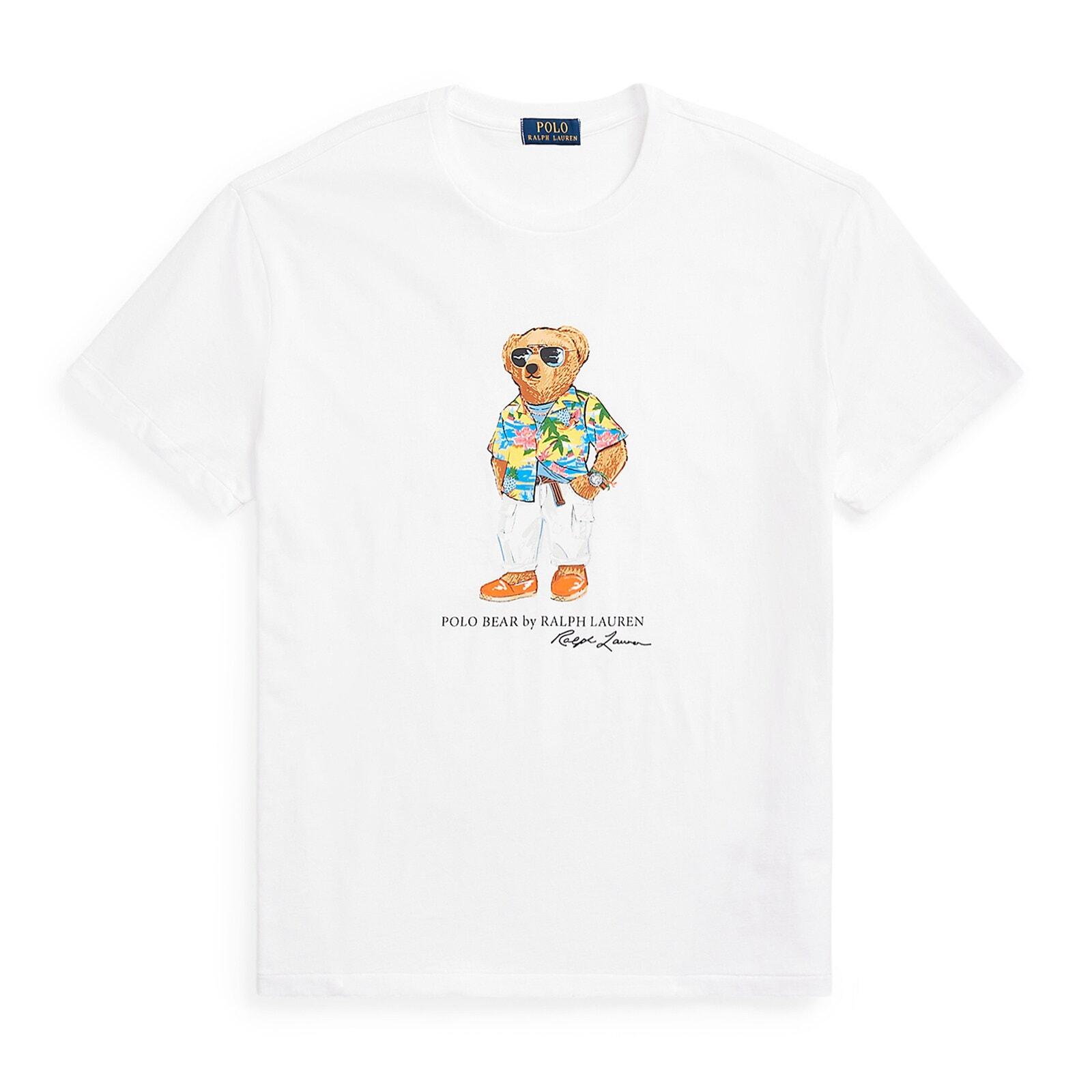 men white classic fit polo bear jersey t-shirt