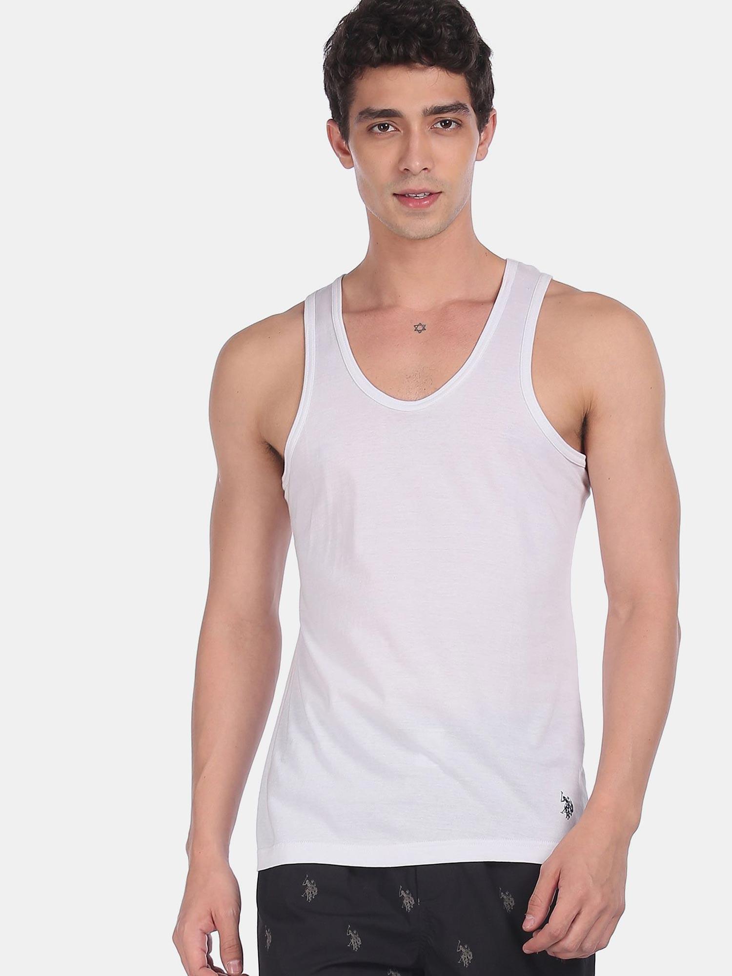 men white i661 comfort fit cotton vest