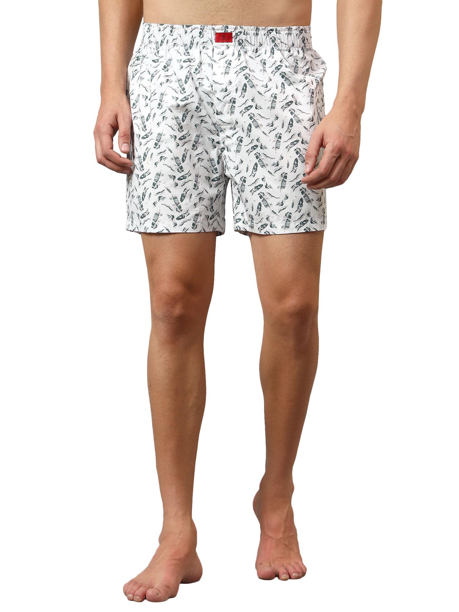 men white printed boxer