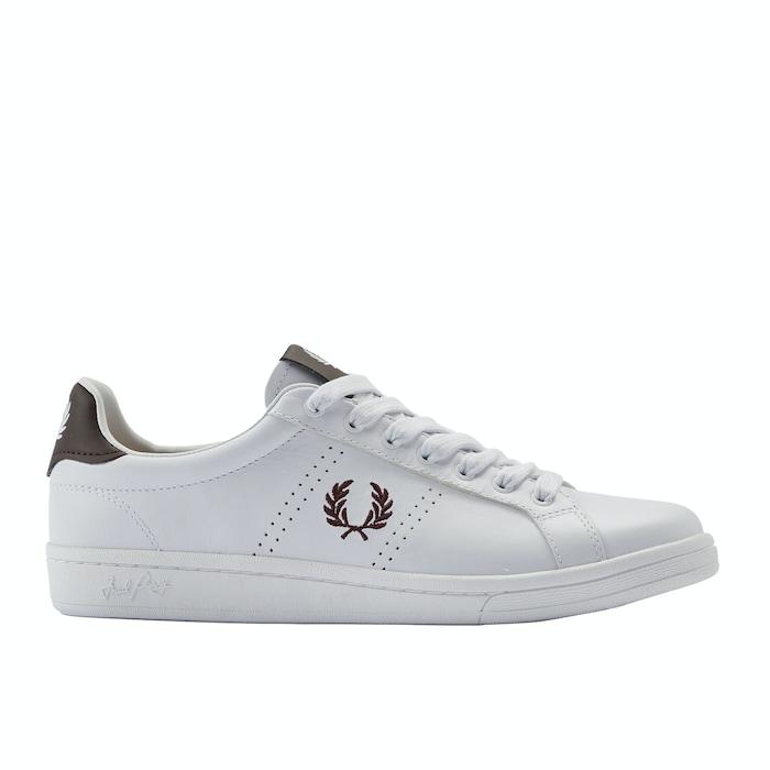 men white side laurel wreath sneakers