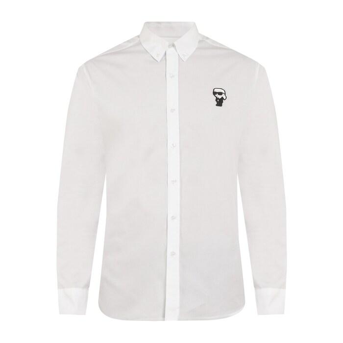 men white solid chest doll shirt