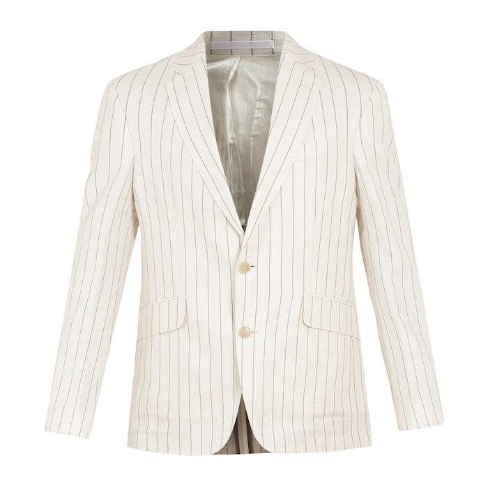 men white striped blazer