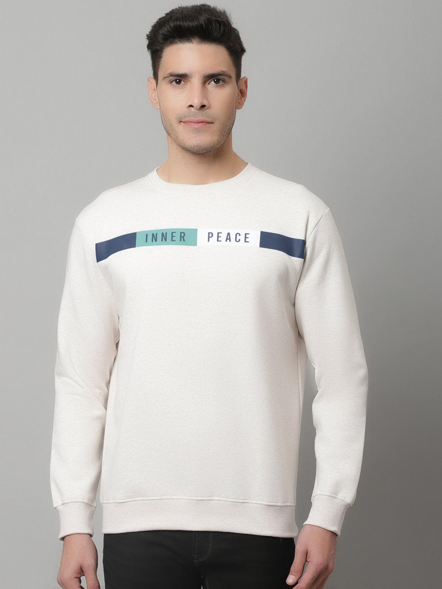 men white sweatshirt